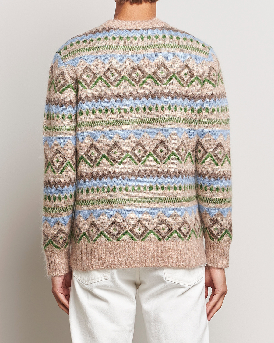 Herre | Gensere | NN07 | Morgan Wool Fairisle Sweater Nature Melange