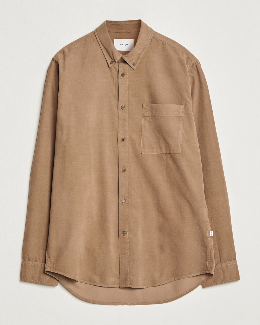 Herre | Skjorter | NN07 | Arne Baby Cord Shirt Shitake