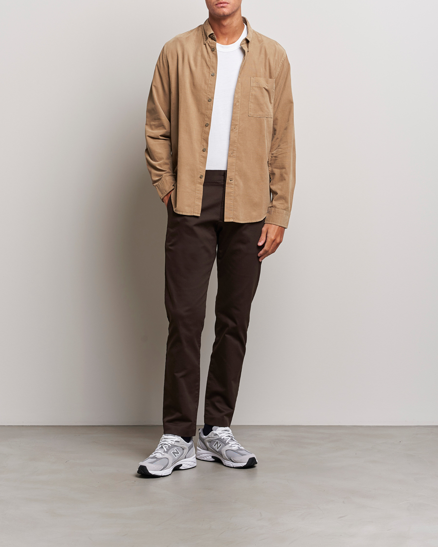 Herre | Skjorter | NN07 | Arne Baby Cord Shirt Shitake