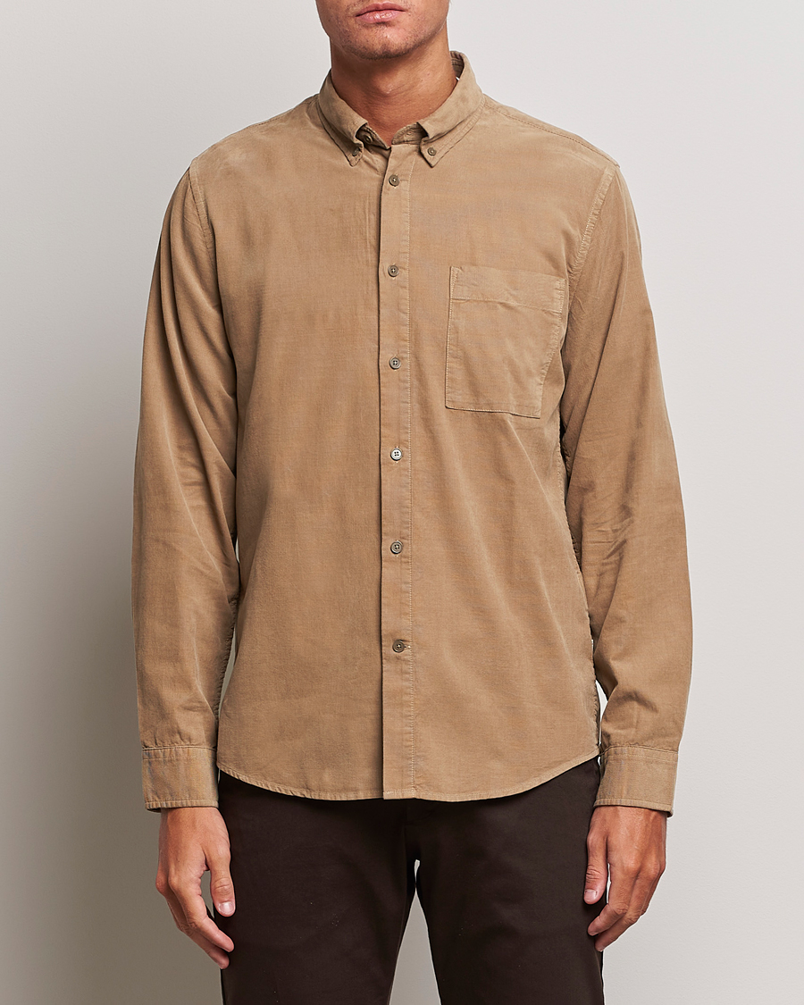 Herre | Skjorter | NN07 | Arne Baby Cord Shirt Shitake