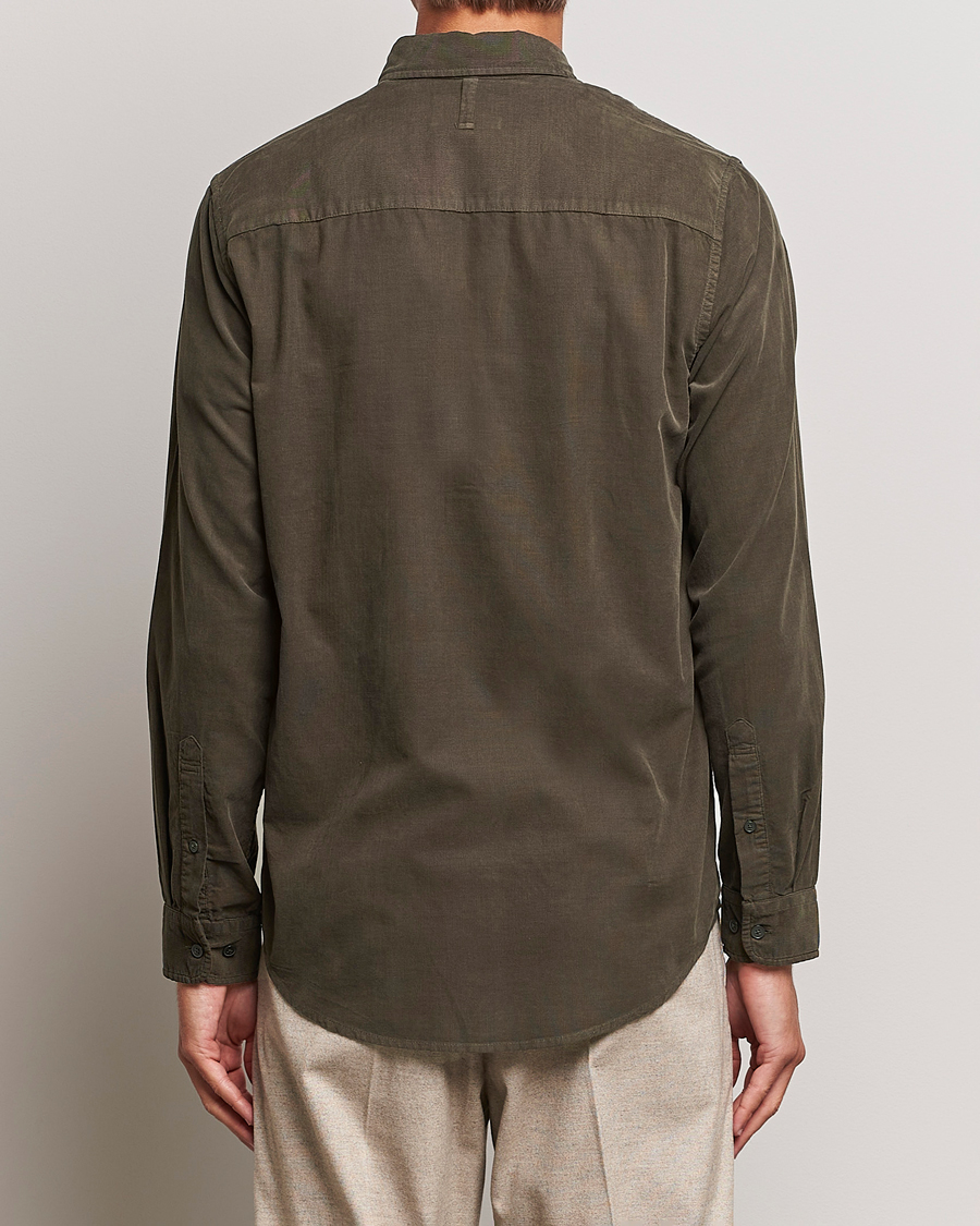 Herre | Skjorter | NN07 | Arne Baby Cord Shirt Dark Green