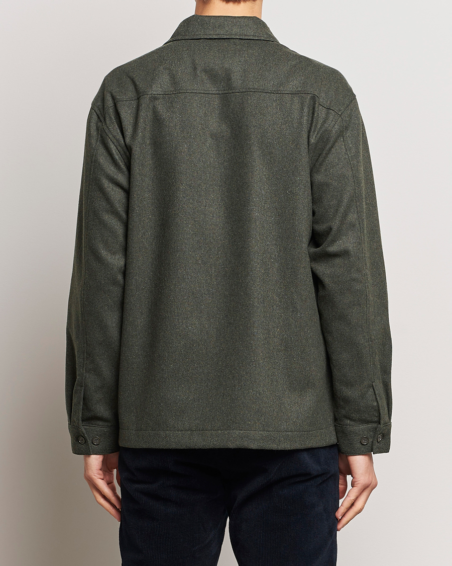 Herre | Skjorter | NN07 | Isak Pocket Overshirt Dark Green