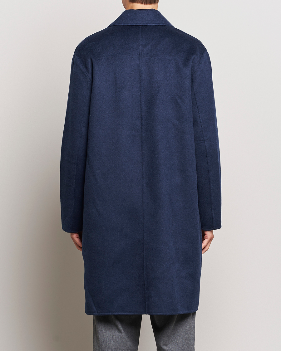 Herre | Jakker | NN07 | Franco Wool Coat Navy Blue
