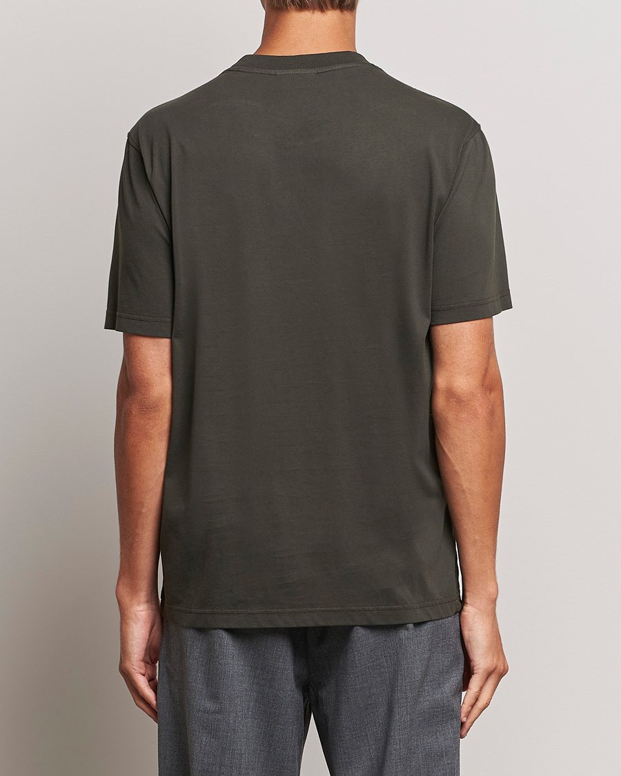 Herre | T-Shirts | NN07 | Adam Crew Neck T-Shirt Dark Army