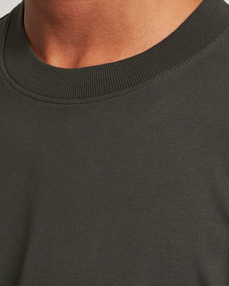 Herre | T-Shirts | NN07 | Adam Crew Neck T-Shirt Dark Army