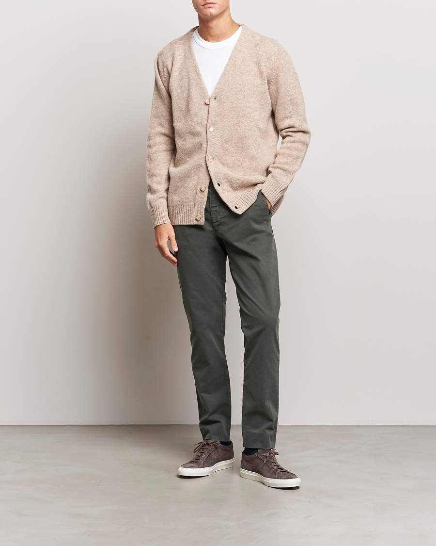 Herre | Bukser | NN07 | Wilhelm Regular Fit Stretch Chinos Dark Green