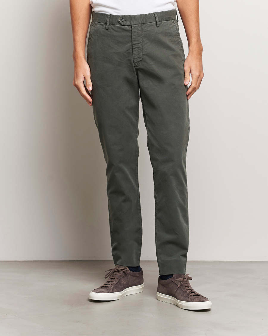 Herre | | NN07 | Wilhelm Regular Fit Stretch Chinos Dark Green