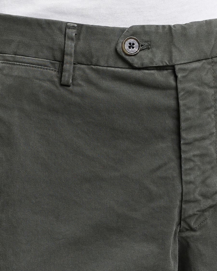 Herre | Bukser | NN07 | Wilhelm Regular Fit Stretch Chinos Dark Green