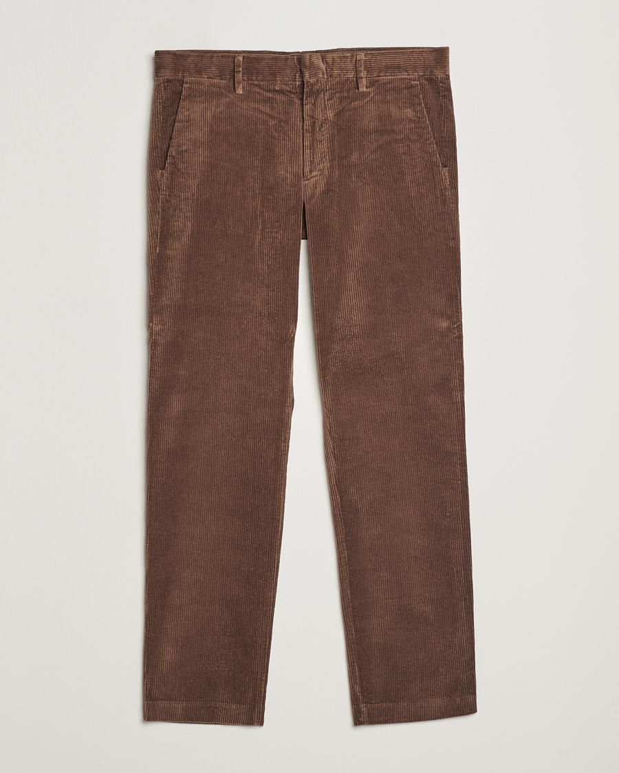 Herre | Bukser | NN07 | Theo Regular Fit Corduroy Chinos Shitake