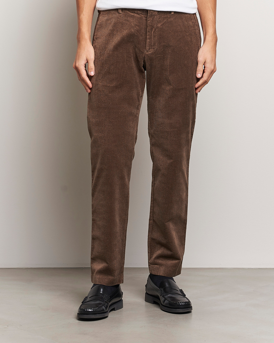 Herre | Bukser | NN07 | Theo Regular Fit Corduroy Chinos Shitake