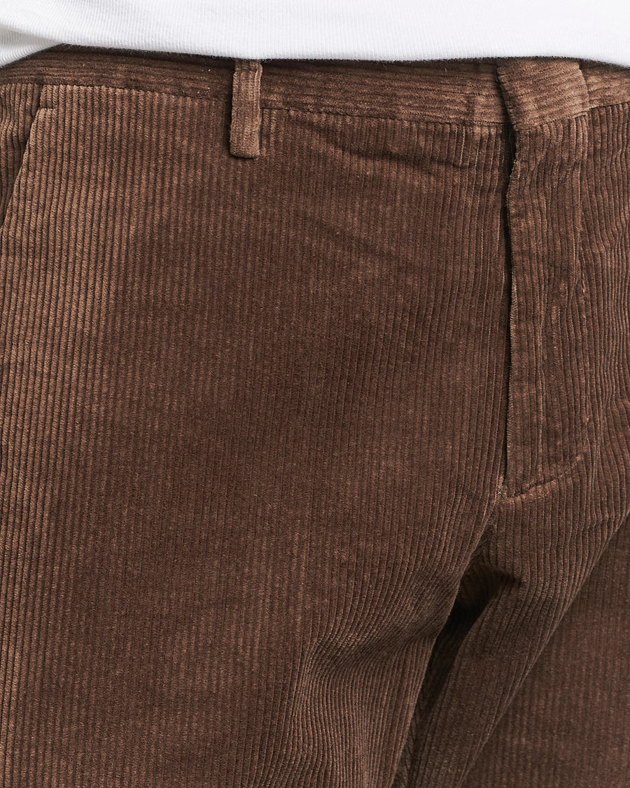 Herre | Bukser | NN07 | Theo Regular Fit Corduroy Chinos Shitake