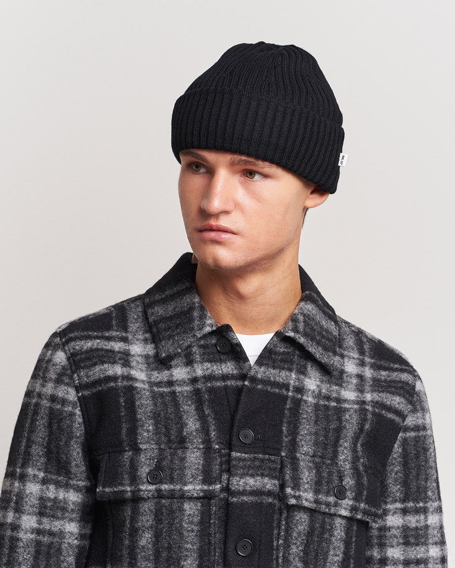 Herre | NN07 Ribbed Hat Black | NN07 | Ribbed Hat Black