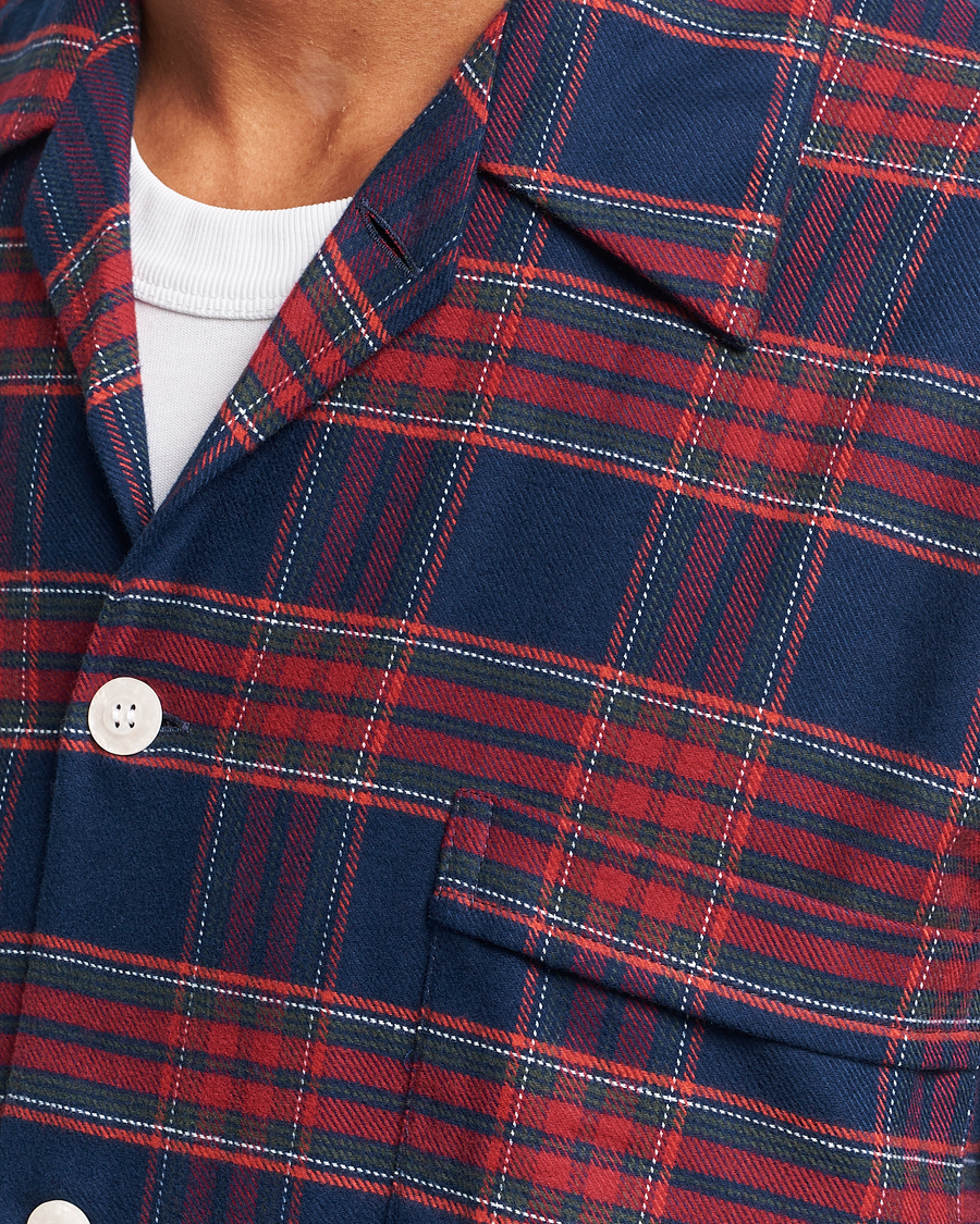 Herre | Pyjamaser og badekåper | Derek Rose | Cotton Flannel Checked Pyjama Set Multi