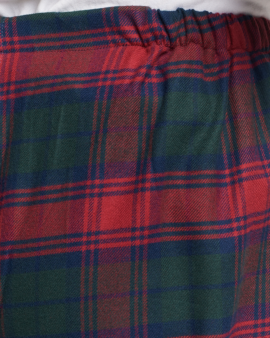 Herre | Pyjamaser og badekåper | Derek Rose | Cotton Flannel Checked Pyjama Set Multi