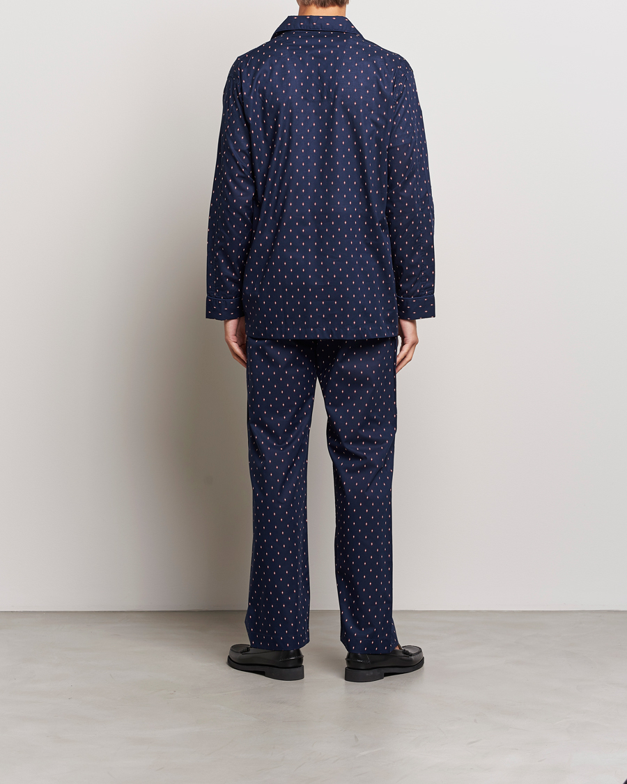 Herre | Loungewear-avdelingen | Derek Rose | Cotton Pyjama Set Navy