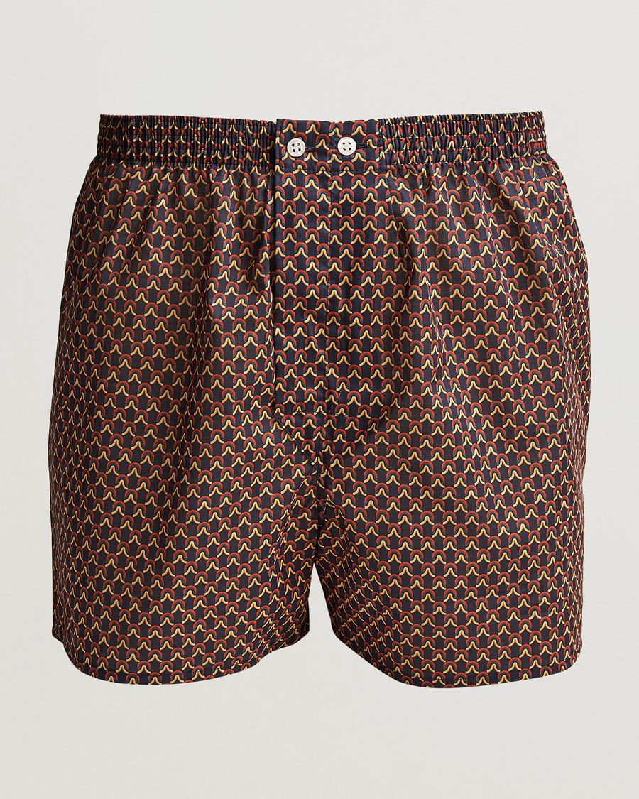 Herre | Undertøy | Derek Rose | Classic Fit Woven Cotton Boxer Shorts Multi