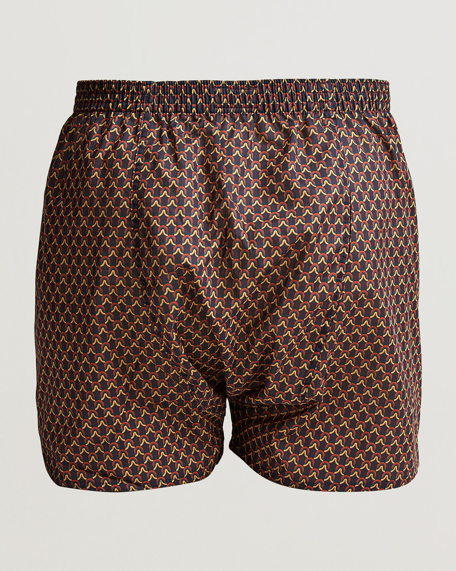 Herre |  | Derek Rose | Classic Fit Woven Cotton Boxer Shorts Multi