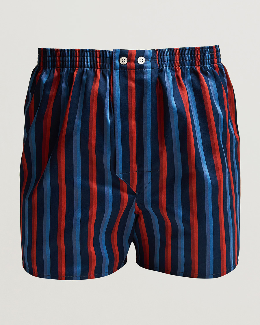 Herre | Undertøy | Derek Rose | Classic Fit Striped Cotton Boxer Shorts Multi