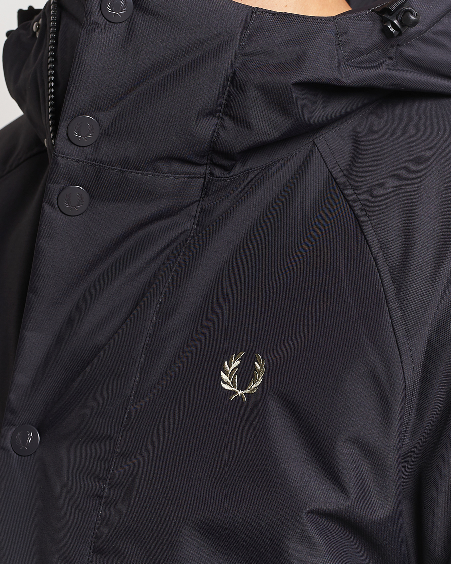Herre | Jakker | Fred Perry | Padded Zip Through Parka Black