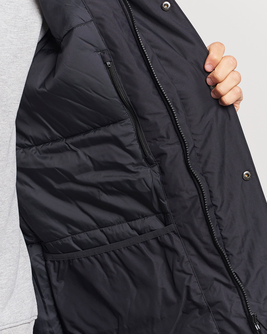 Herre | Jakker | Fred Perry | Padded Zip Through Parka Black