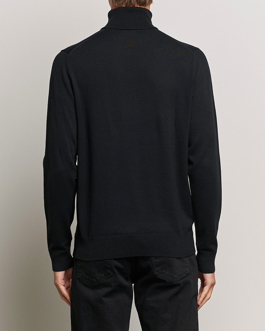 Herre | Gensere | Fred Perry | Knitted Rollneck Jumper Black