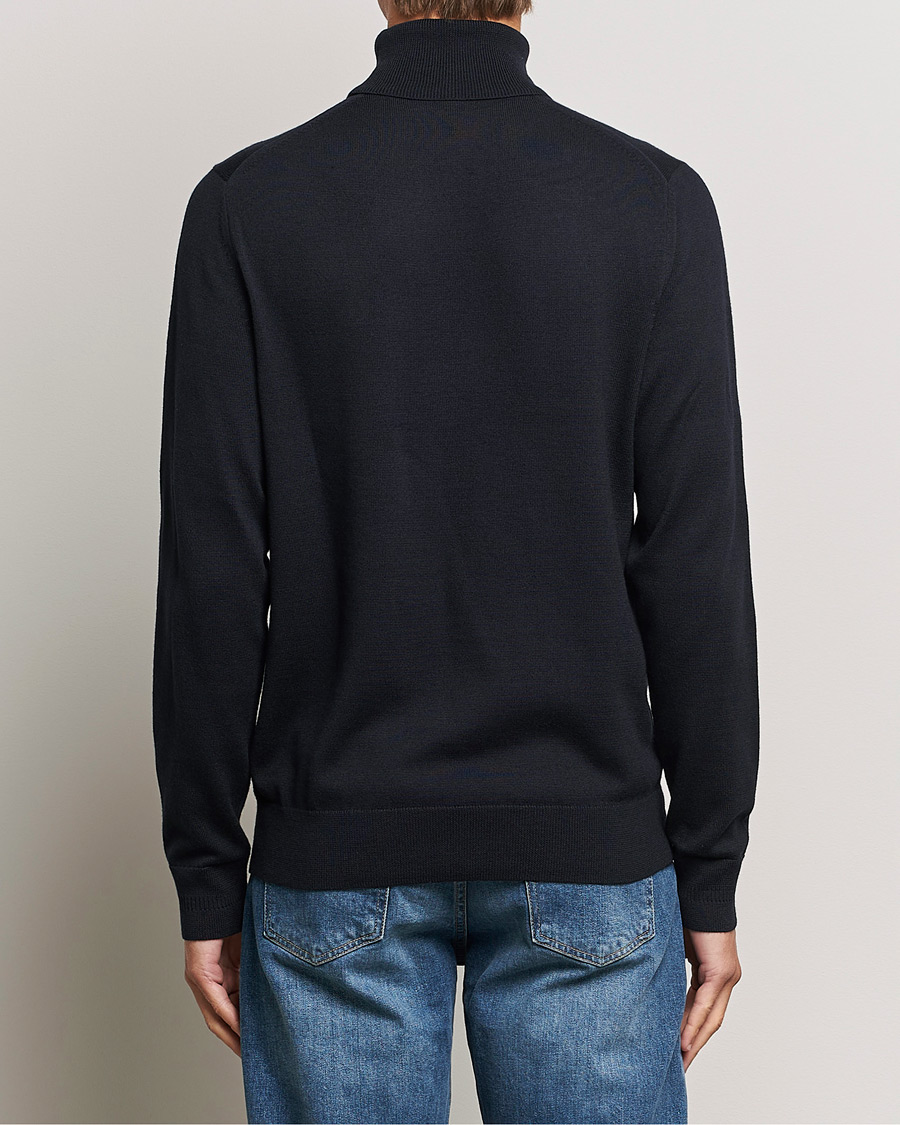 Herre | Gensere | Fred Perry | Knitted Rollneck Jumper Navy