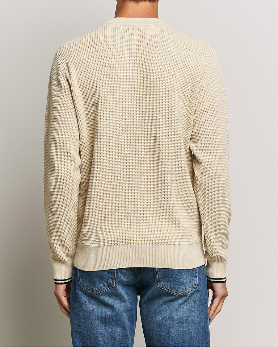 Herre | Gensere | Fred Perry | Waffle Stitch Jumper Oatmeal