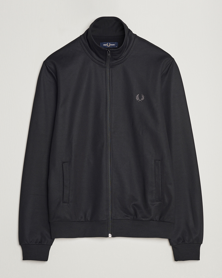Herre | Gensere | Fred Perry | Track Jacket Black