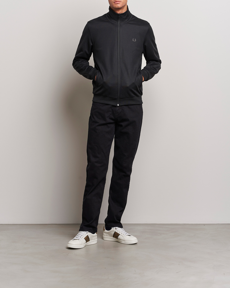 Herre | Gensere | Fred Perry | Track Jacket Black