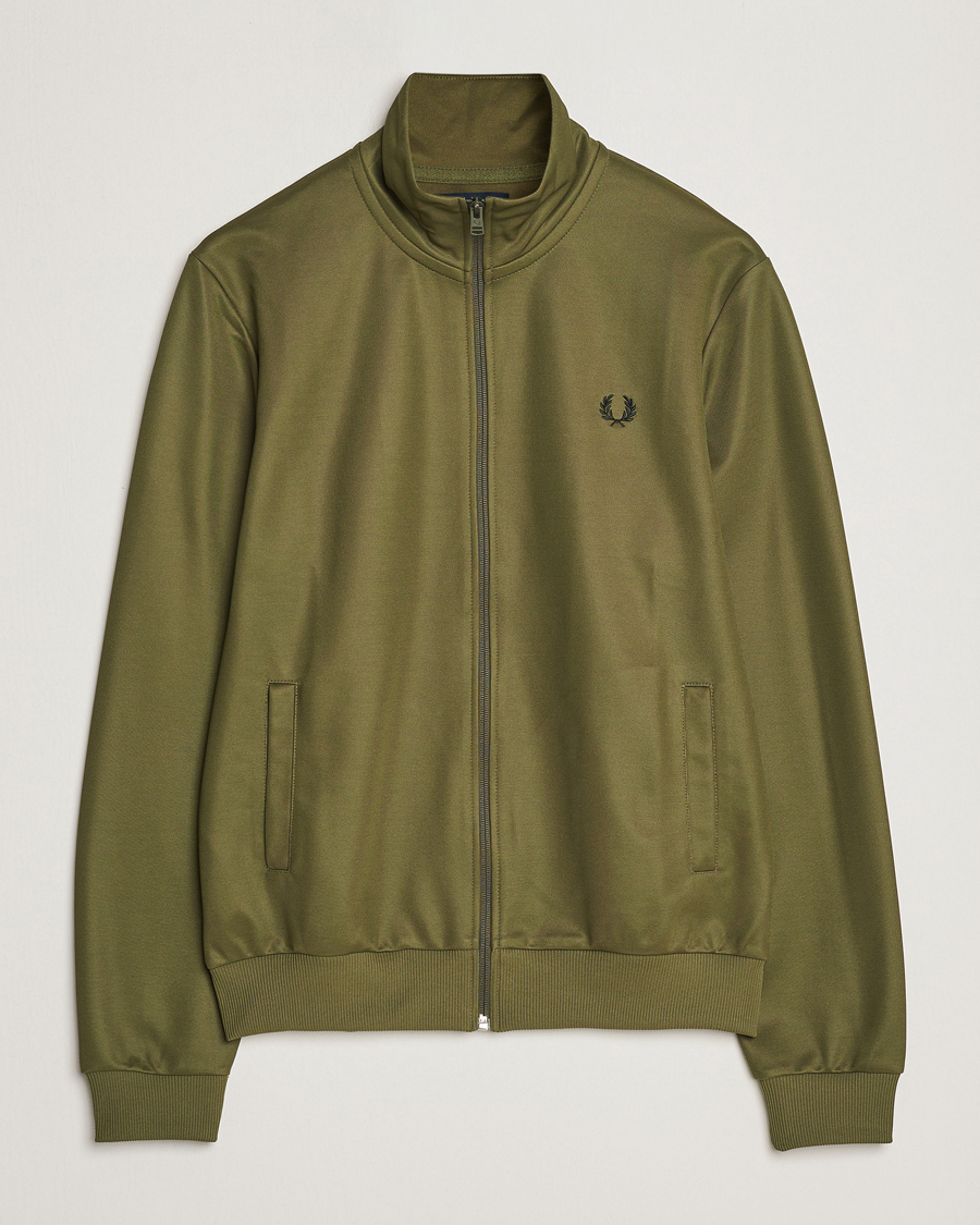 Herre | Gensere | Fred Perry | Track Jacket Uniform Green