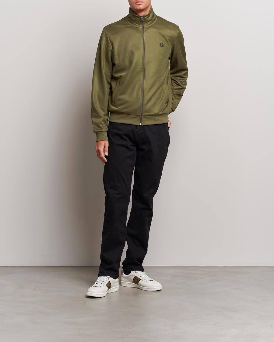 Herre | Gensere | Fred Perry | Track Jacket Uniform Green