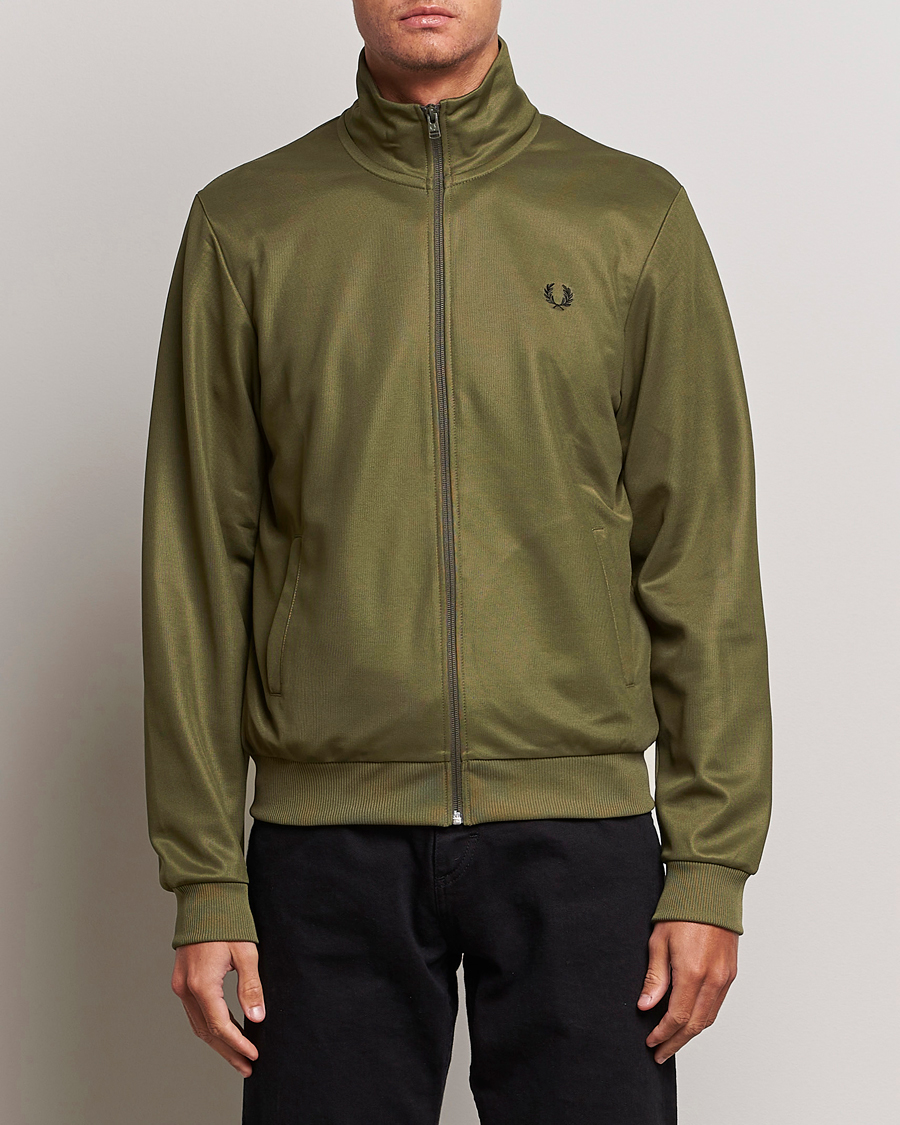 Herre | Gensere | Fred Perry | Track Jacket Uniform Green