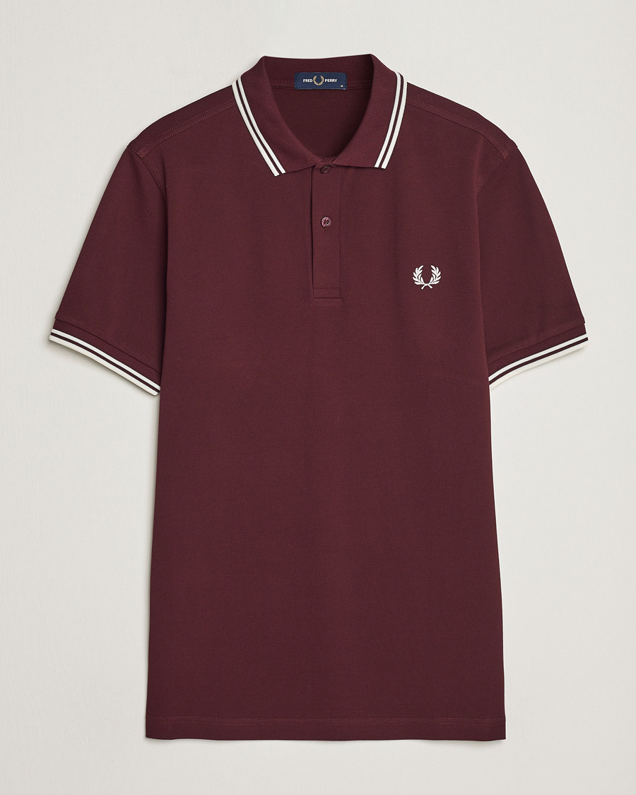 Herre | Pikéer | Fred Perry | Twin Tipped Polo Shirt Oxblood