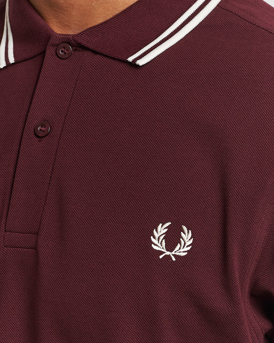 Herre | Pikéer | Fred Perry | Twin Tipped Polo Shirt Oxblood