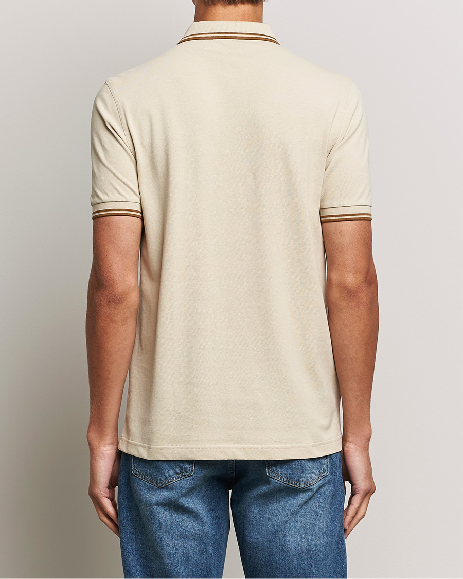 Herre | Pikéer | Fred Perry | Twin Tipped Polo Shirt Oatmeal
