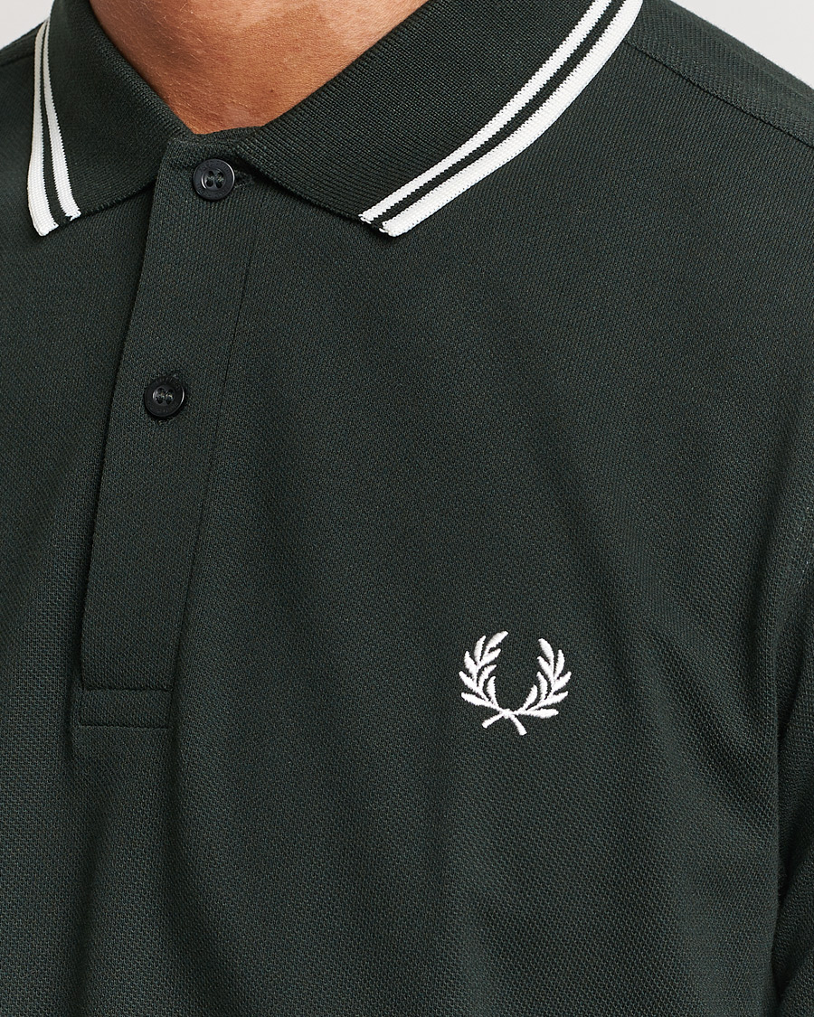Herre | Pikéer | Fred Perry | Twin Tipped Polo Shirt Night Green