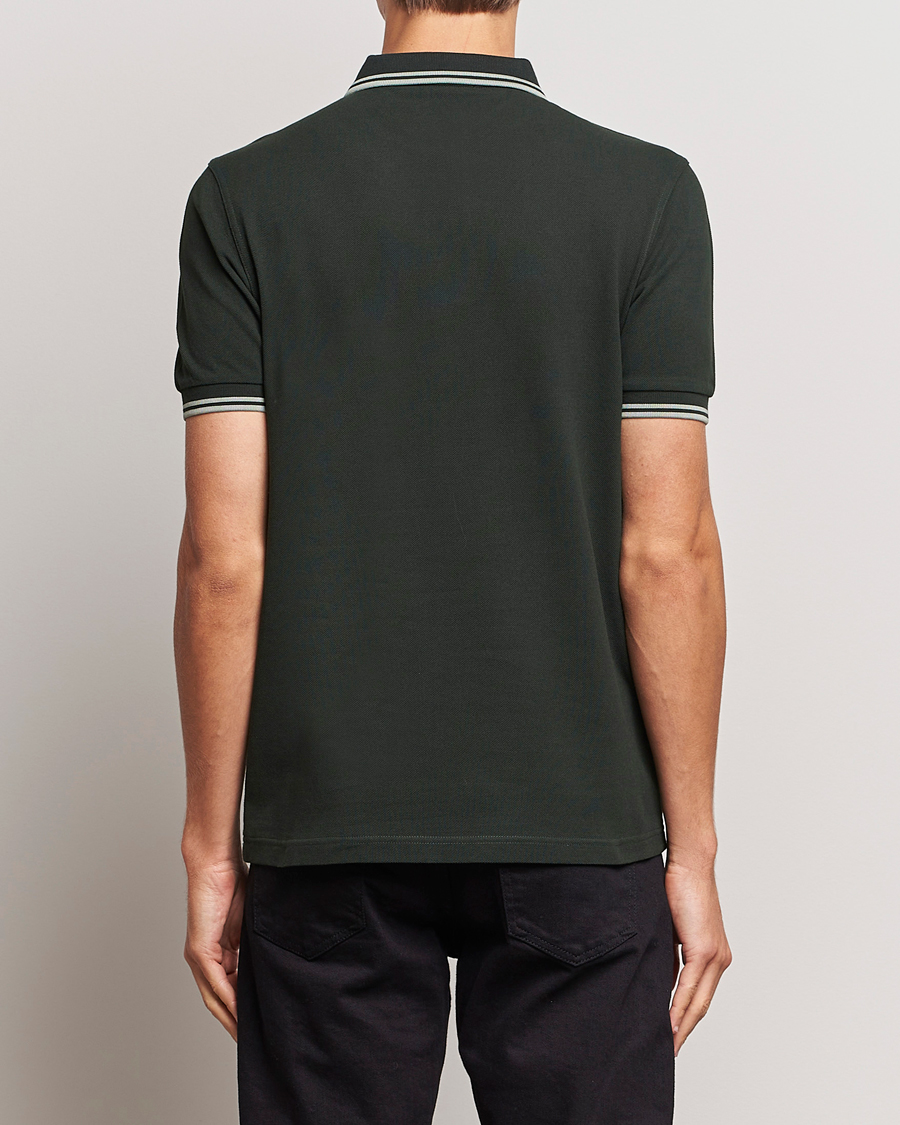 Herre | Pikéer | Fred Perry | Twin Tipped Polo Shirt Night Green