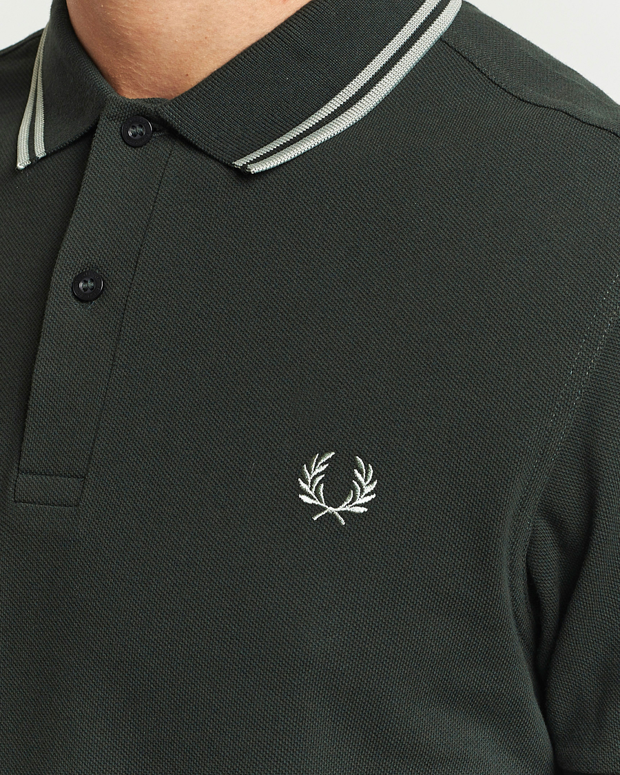 Herre | Pikéer | Fred Perry | Twin Tipped Polo Shirt Night Green