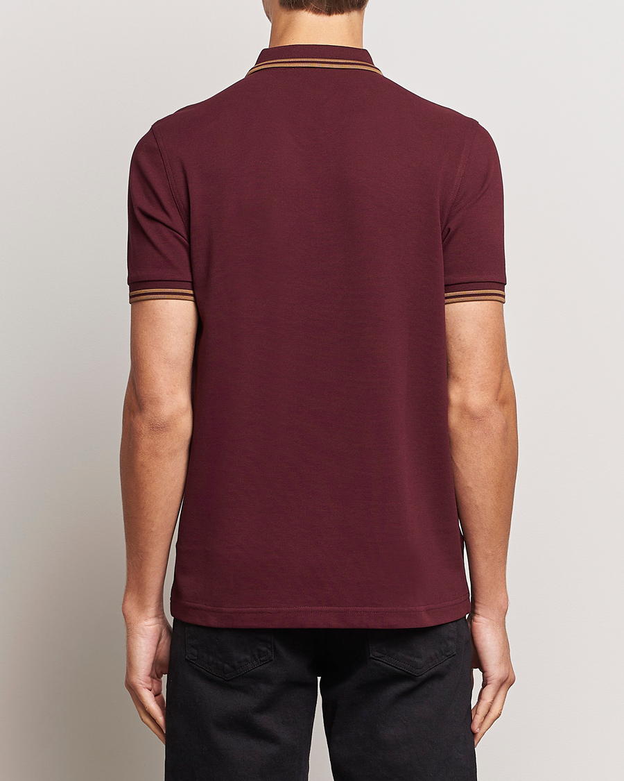 Herre | Pikéer | Fred Perry | Twin Tipped Polo Shirt Oxblood