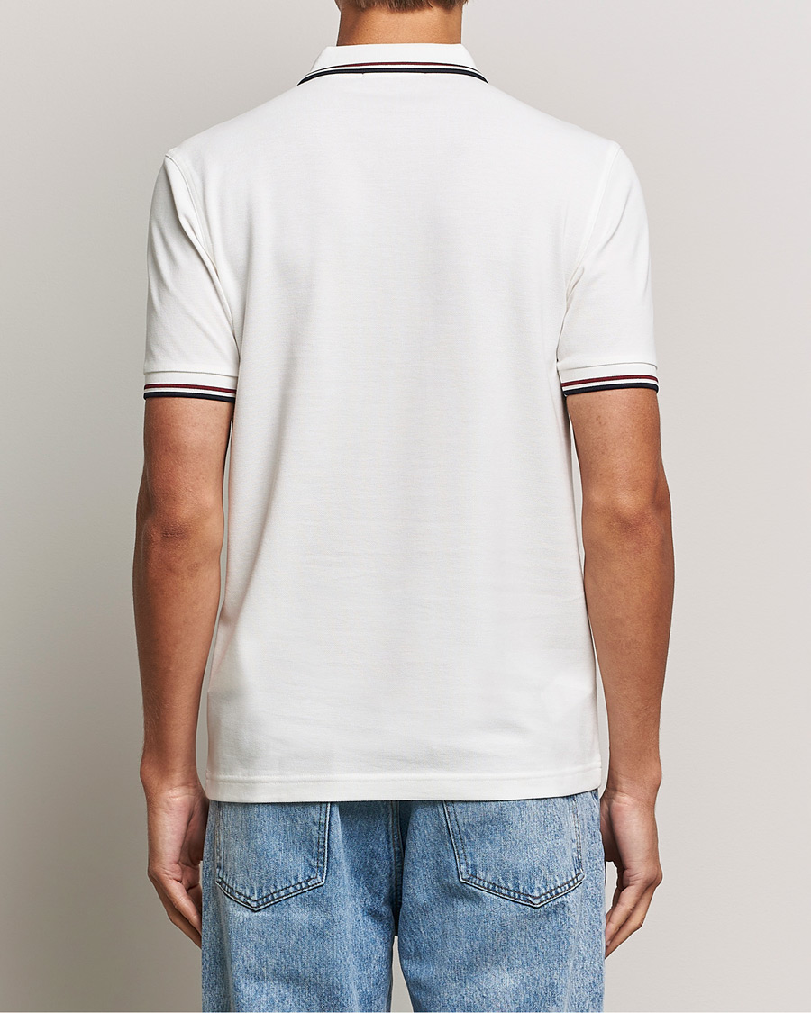 Herre | Pikéer | Fred Perry | Twin Tipped Polo Shirt Snow White