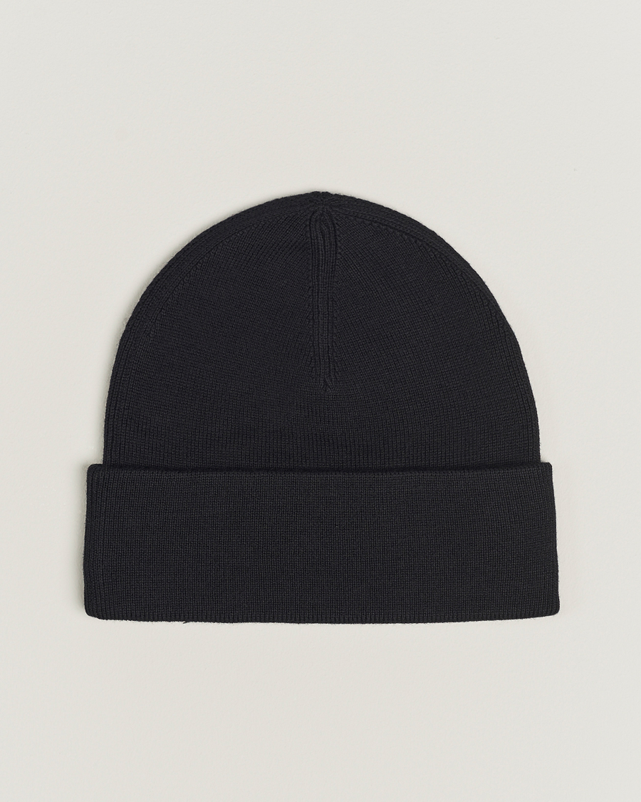 Herre | Fred Perry Merino Wool Beanie Black | Fred Perry | Merino Wool Beanie Black