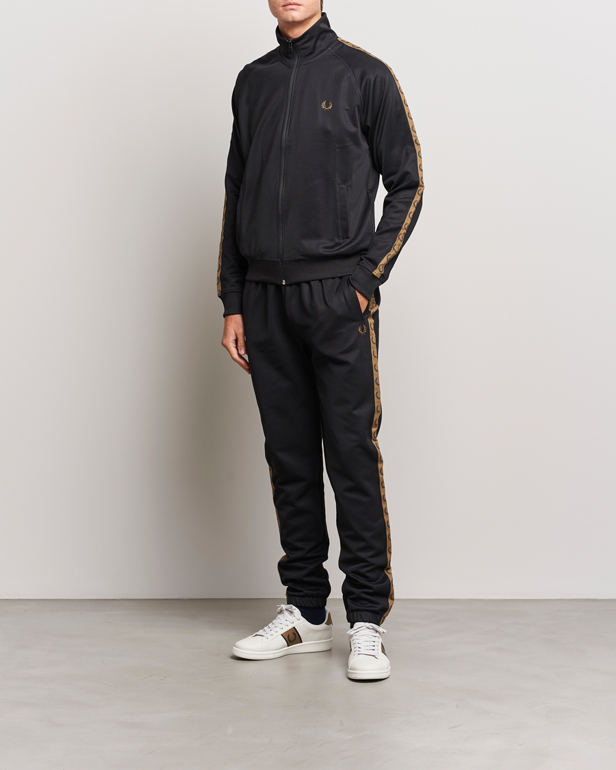 Herre | Bukser | Fred Perry | Taped Track Pants Black