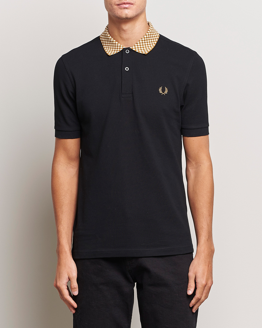 Herre | Pikéer | Fred Perry | Checkboard Collar Polo Black