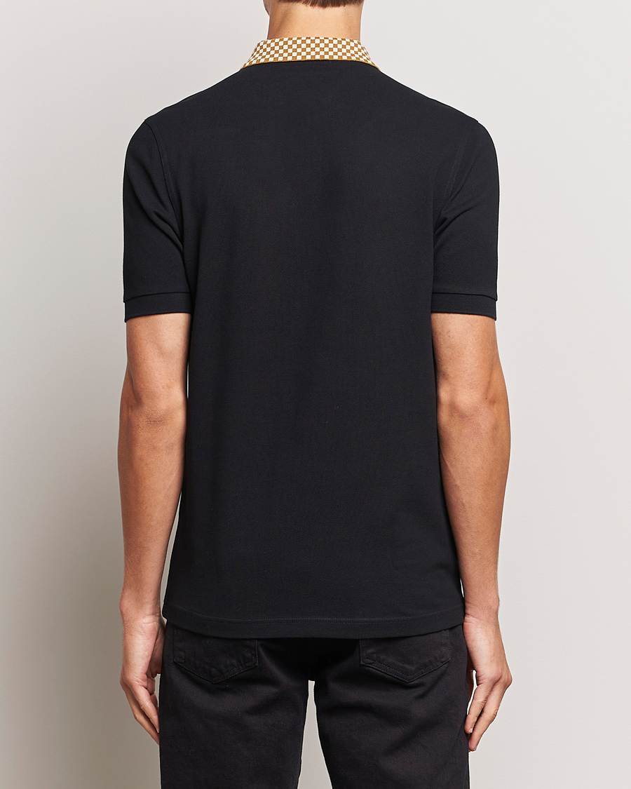 Herre | Pikéer | Fred Perry | Checkboard Collar Polo Black
