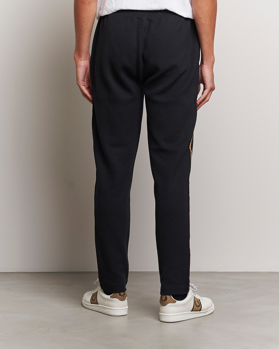 Herre | Bukser | Fred Perry | Checkboard Taped Taped Trackpant Black