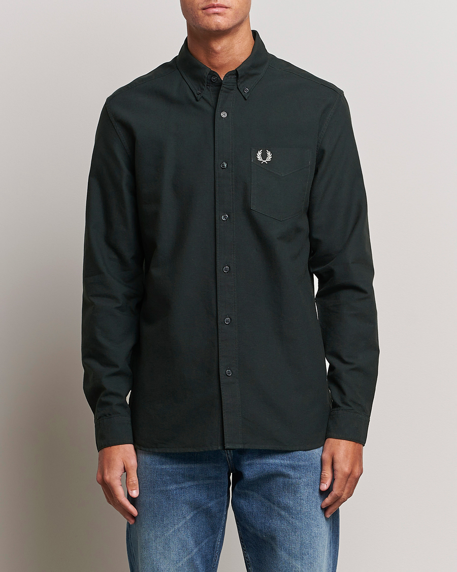 Herre | Skjorter | Fred Perry | Oxford Shirt Night Green