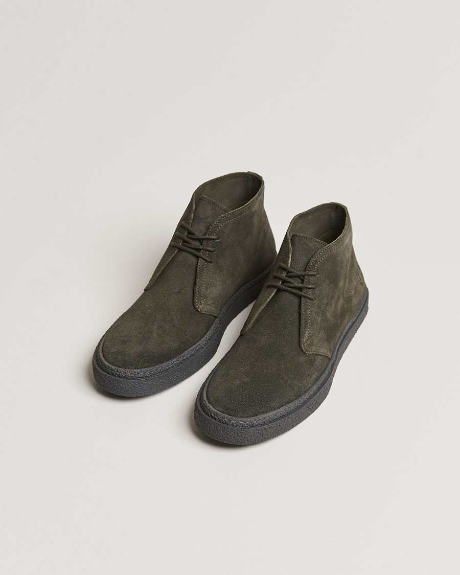 Herre | Salg | Fred Perry | Hawley Suede Chukka Boot Field Green