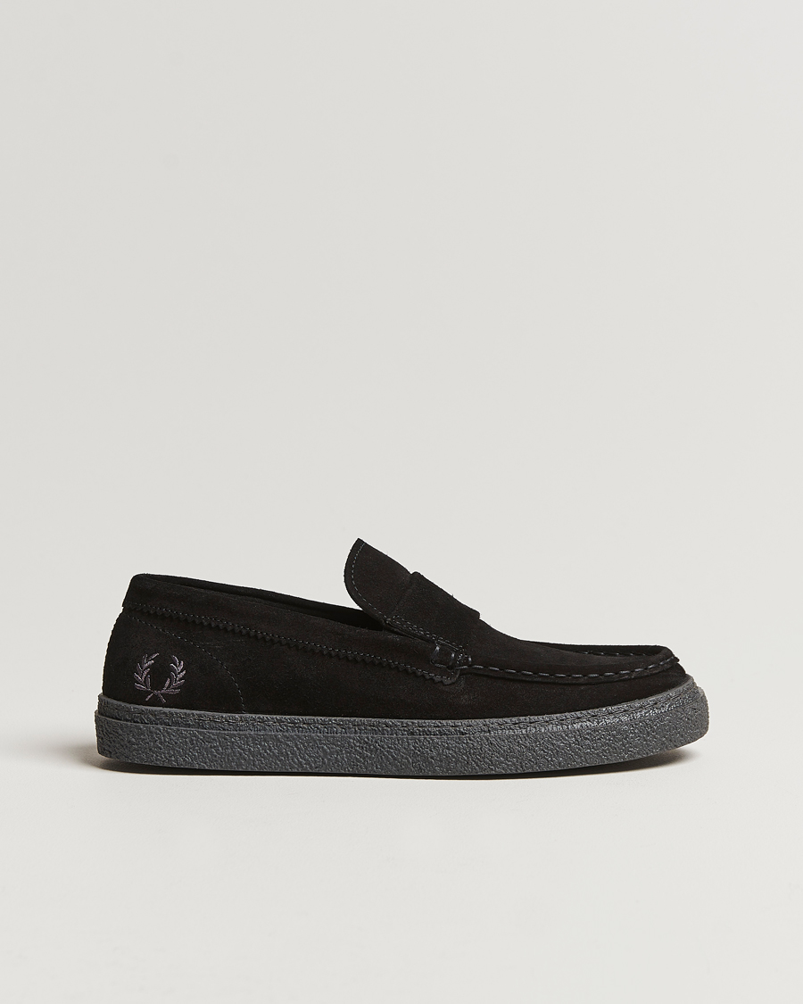 Herre | Fred Perry Dawson Suede Loafer Black | Fred Perry | Dawson Suede Loafer Black