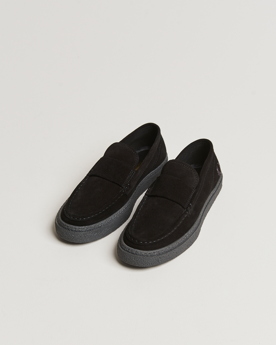 Herre | Fred Perry Dawson Suede Loafer Black | Fred Perry | Dawson Suede Loafer Black