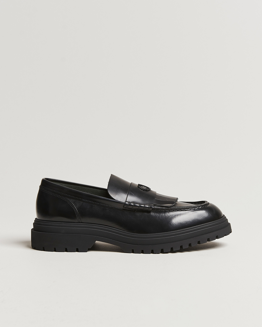 Herre | Fred Perry FP Leather Loafer Black | Fred Perry | FP Leather Loafer Black